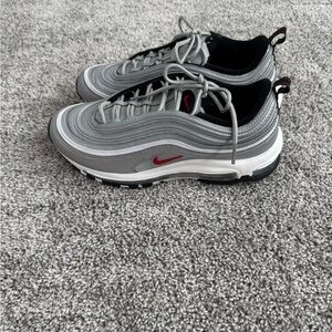 Nike Air Max 97 Women’s Sneakers - Silver and Red